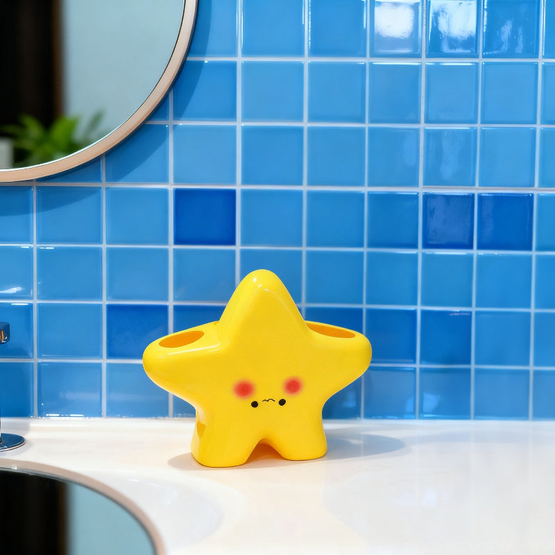 Star-Shaped Electric Toothbrush Holder