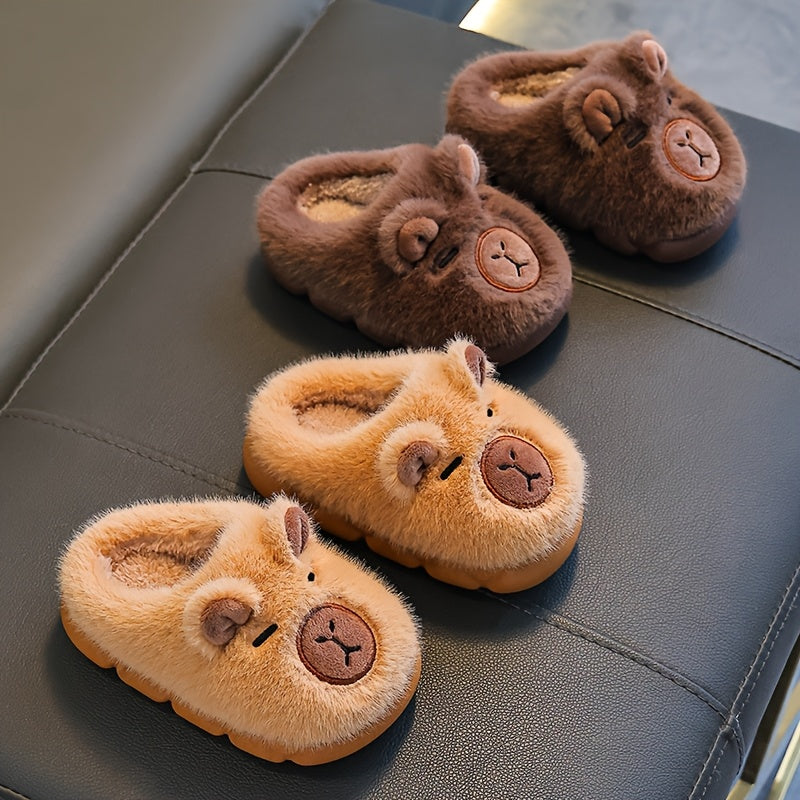 Plush Bear House Slippers
