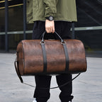 Bolsa de viaje con efecto de piel de cocodrilo
