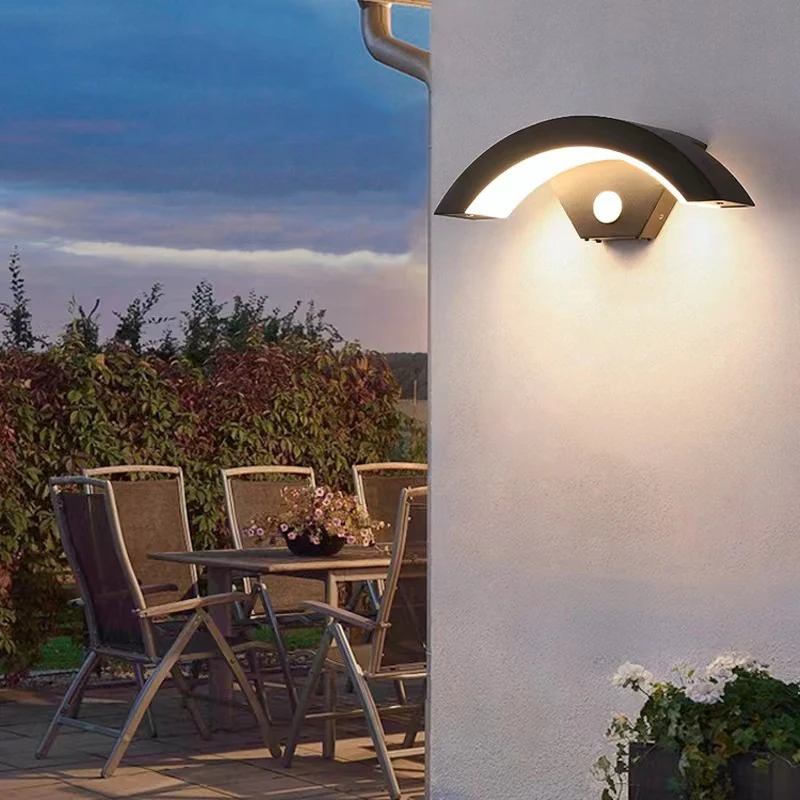 Outdoor LED Wall Light with Sensor