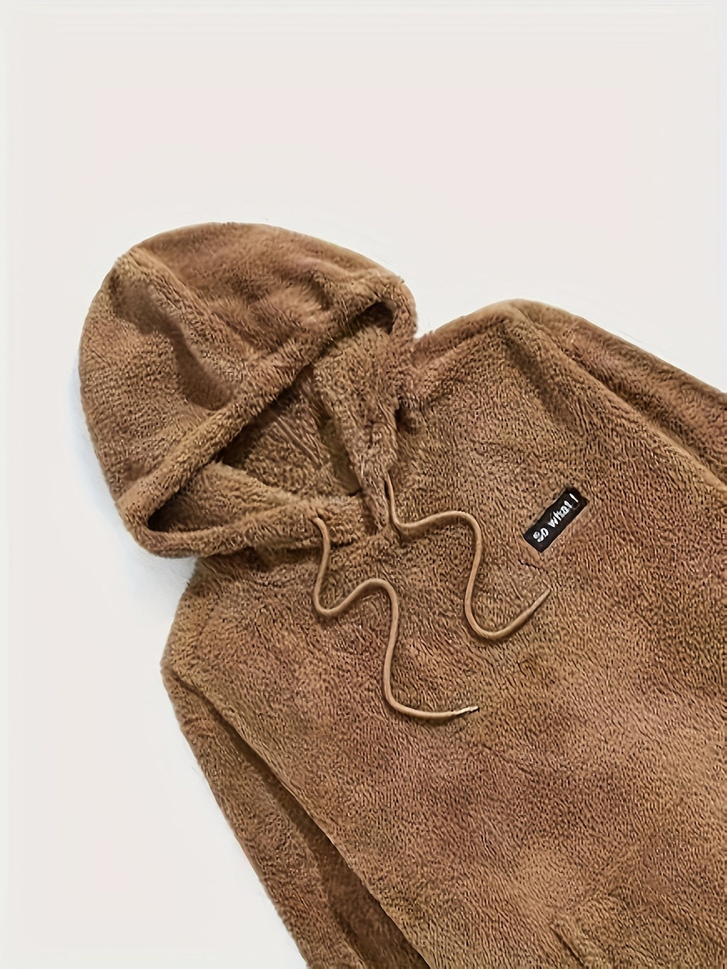 Set felpa con cappuccio e jogger in pile testurizzato