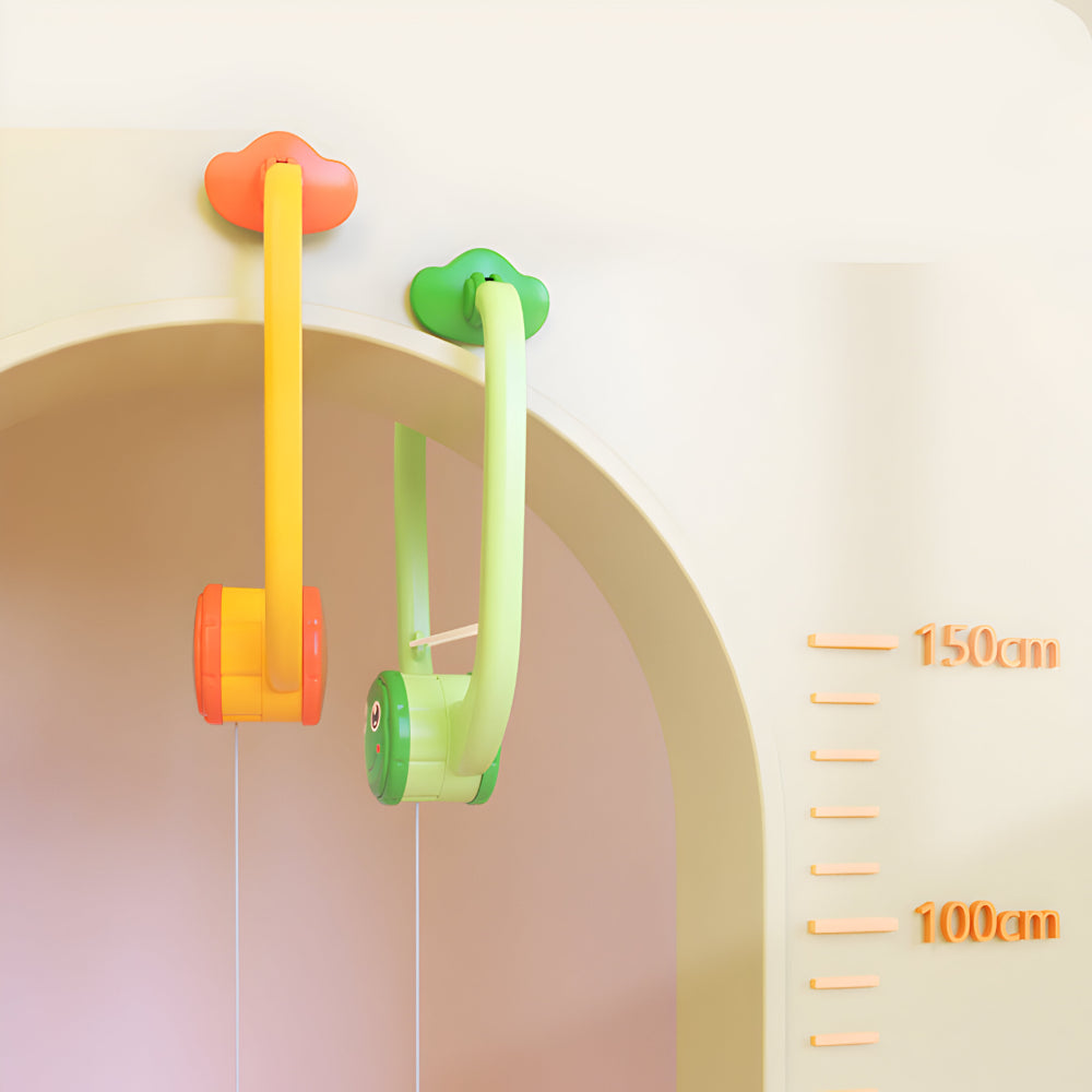 Door-Mounted Swing Ball Game