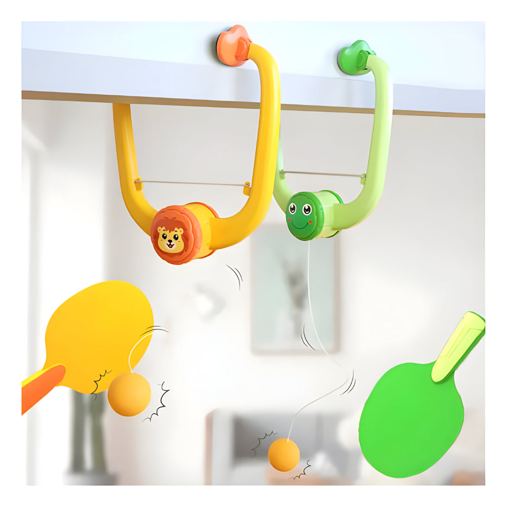 Door-Mounted Swing Ball Game