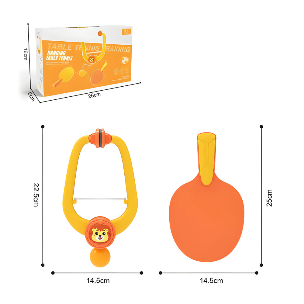 Door-Mounted Swing Ball Game