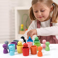 Lernspielzeug zum Sortieren und Zuordnen von Farben