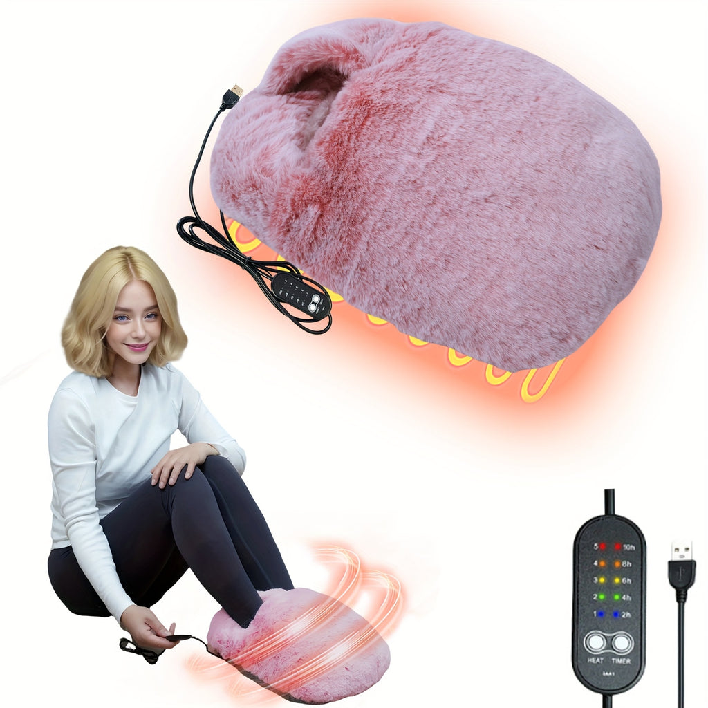 USB Heated Foot Warmer with Timer
