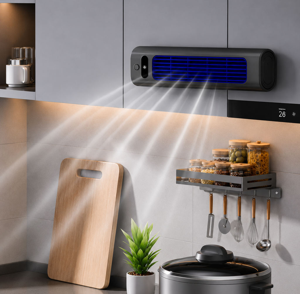 Portable Rechargeable Air Cooler with Compact Bladeless Design