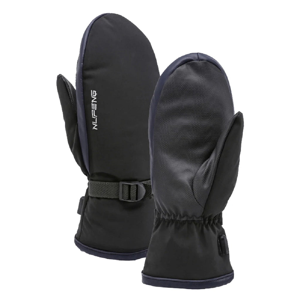 Heated Winter Mittens with Adjustable Wrist Strap