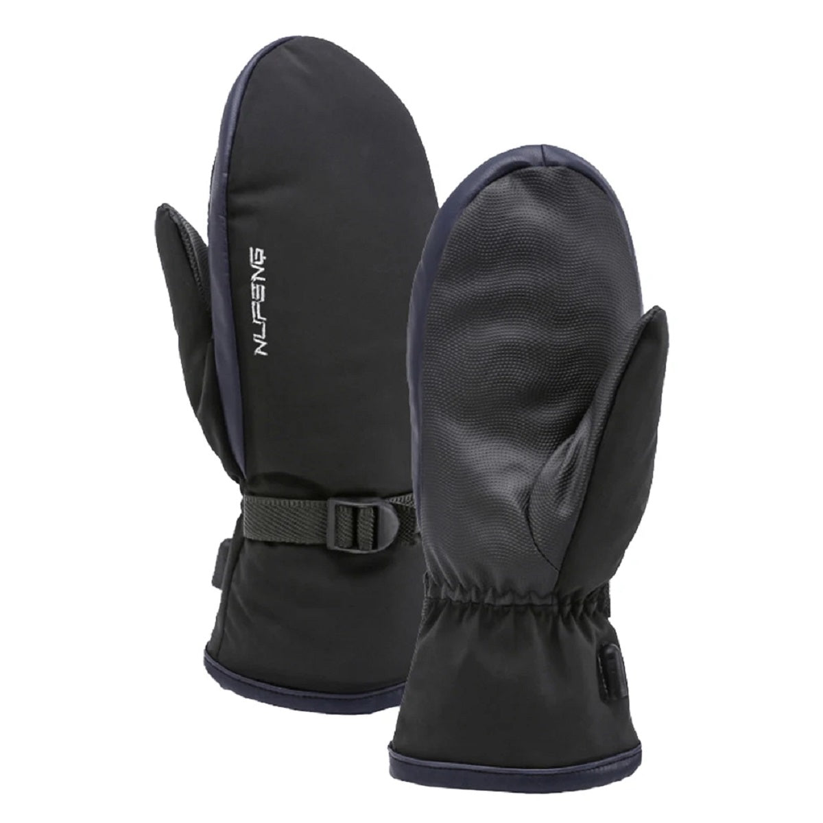 Heated Winter Mittens with Adjustable Wrist Strap