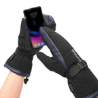 Heated Winter Mittens with Adjustable Wrist Strap