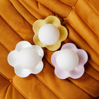Applique murale en forme de fleur avec lumière en forme de globe