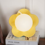 Applique murale en forme de fleur avec lumière en forme de globe