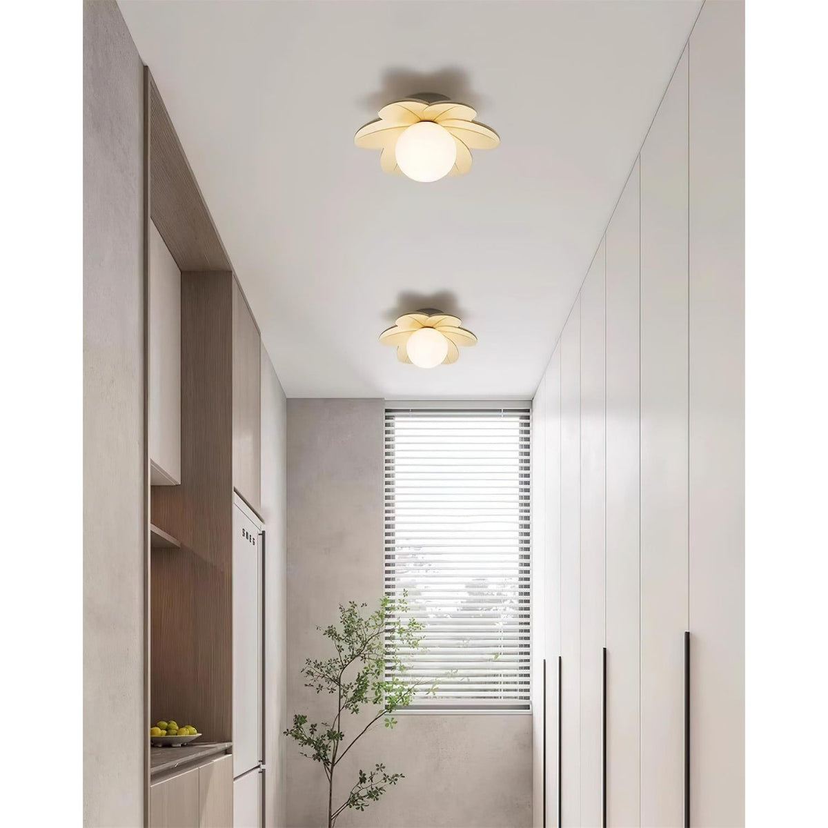 Flower-Shaped LED Ceiling Light