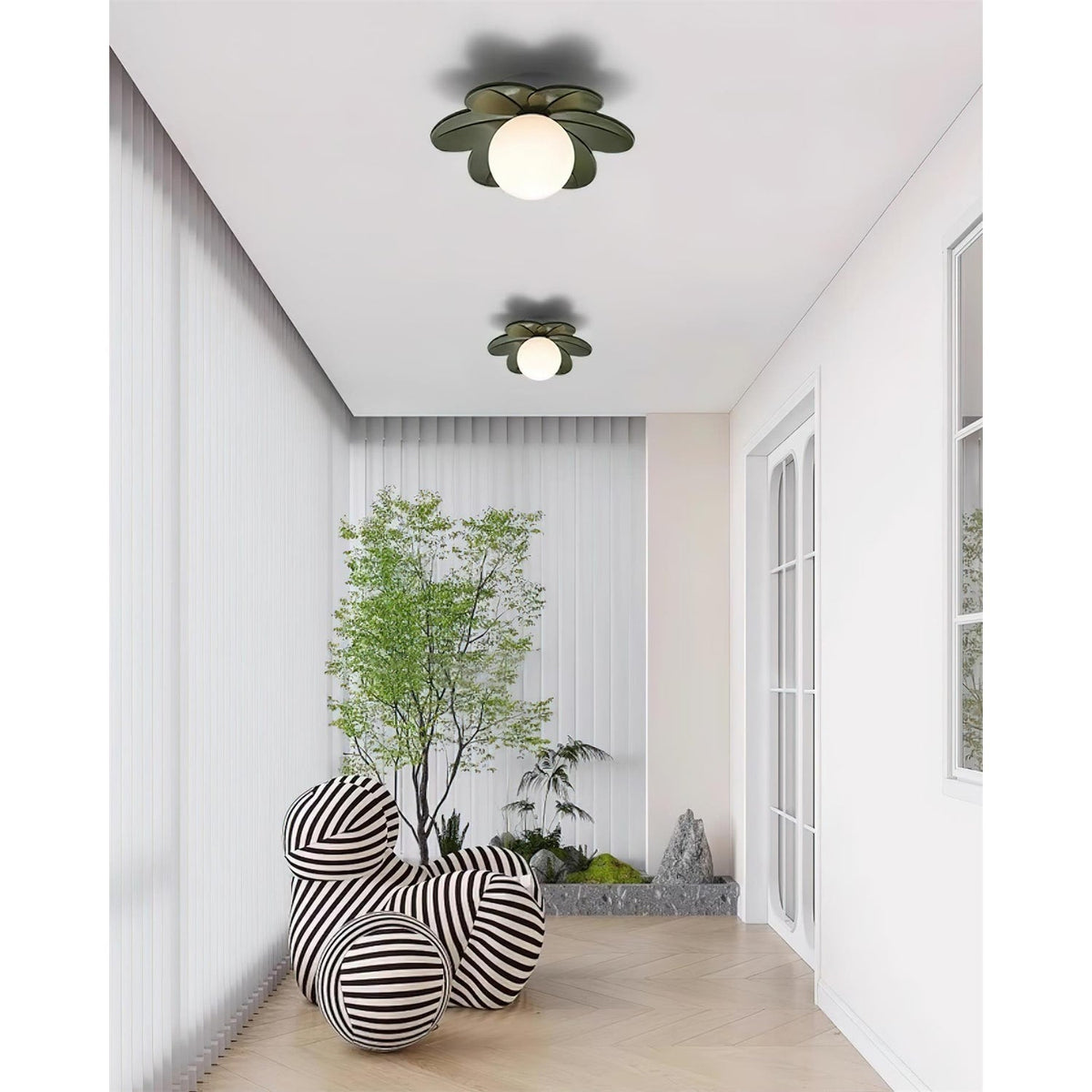 Flower-Shaped LED Ceiling Light