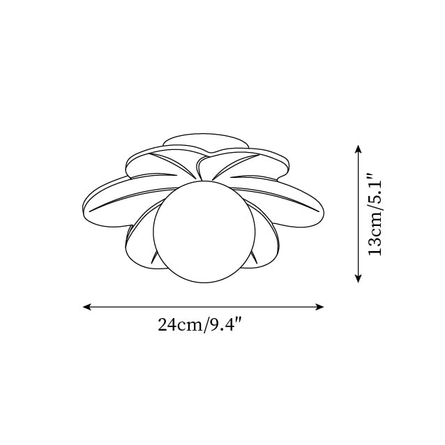 Flower-Shaped LED Ceiling Light