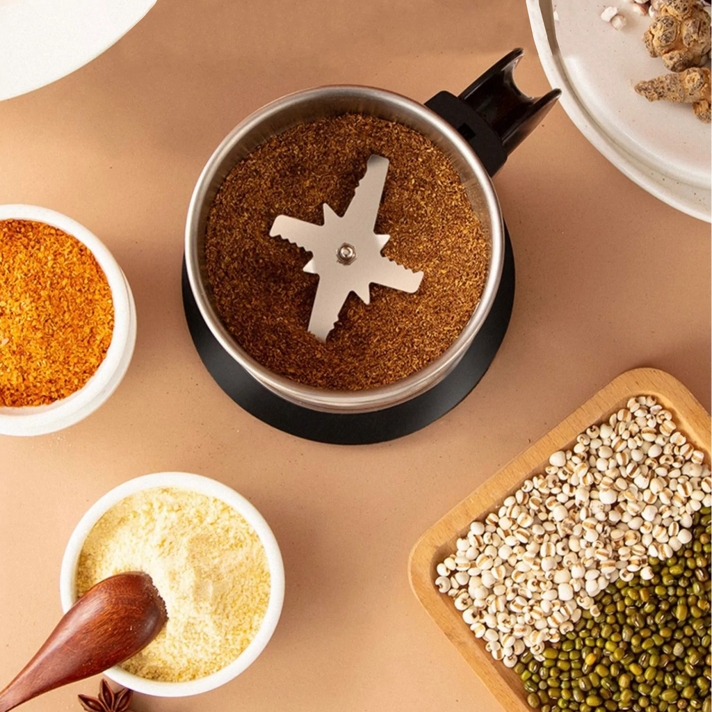 Compact Electric Spice and Coffee Grinder