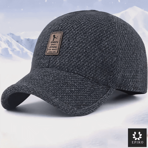 Textured Curved-Brim Baseball Cap