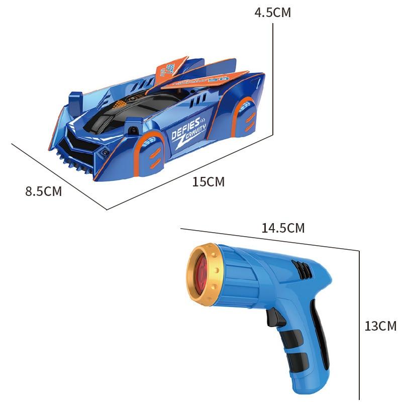 Coche teledirigido trepamuros con láser LaserRace