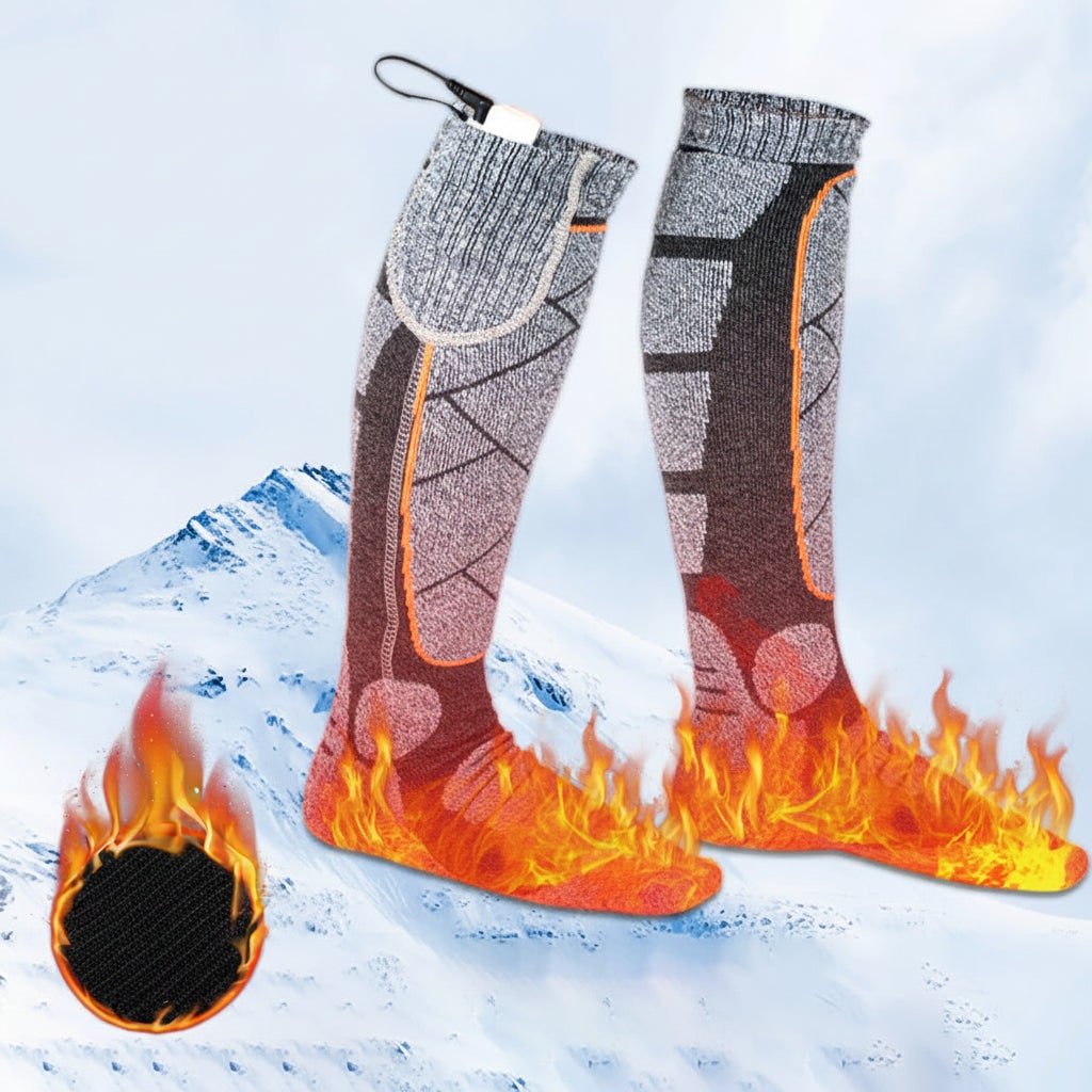 Wiederaufladbare beheizte Wintersocken