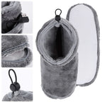Chaussons bottines d’hiver chauffants en peluche