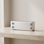 Wall-Mounted Dual Retractable Clothes Line with Space-Saving Design