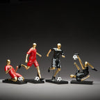 Sculture di calciatori atletici per un arredamento moderno ispirato allo sport