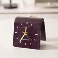 Orologio da scrivania quadrato minimalista con quadrante analogico