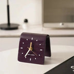 Orologio da scrivania quadrato minimalista con quadrante analogico