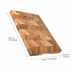 Tabla de madera para cortar y servir