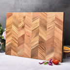 Tabla de madera para cortar y servir