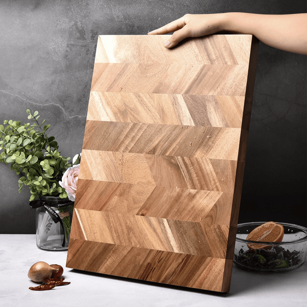 Tabla de madera para cortar y servir