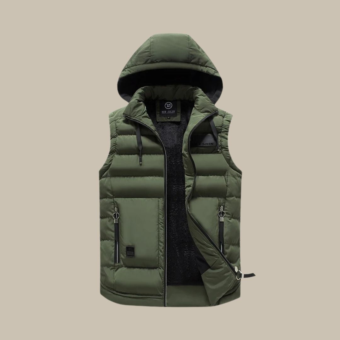 Men's Hooded Puffer Vest