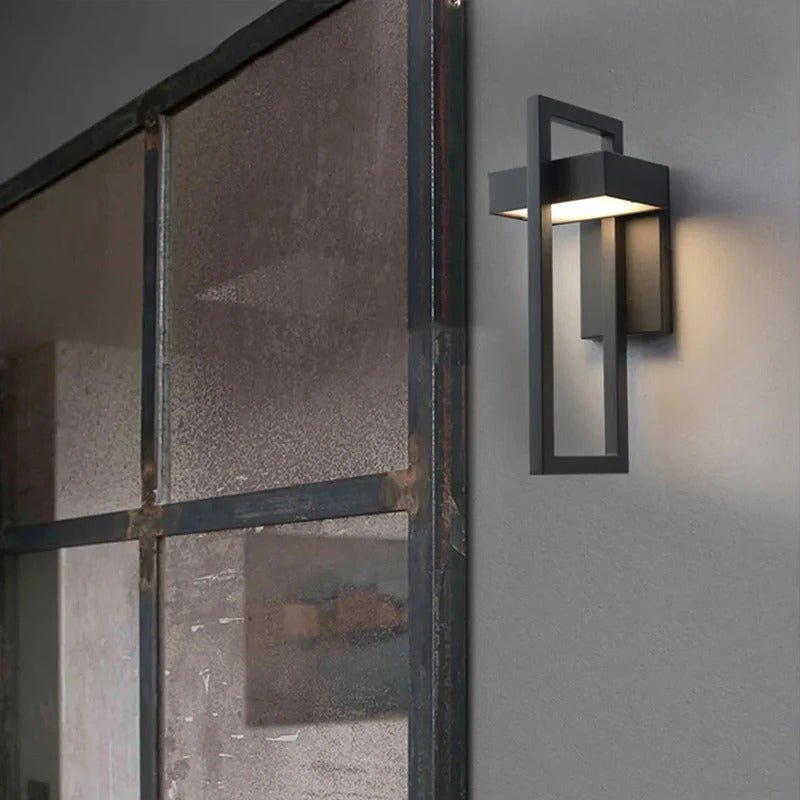 Geometrinen LED-ulkoseinävalaisin