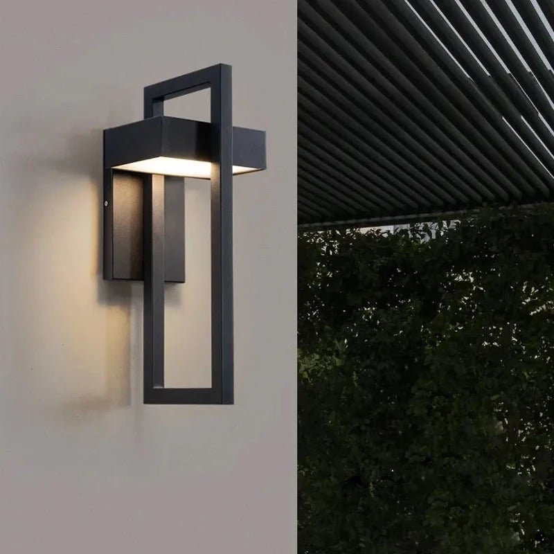 Geometrinen LED-ulkoseinävalaisin