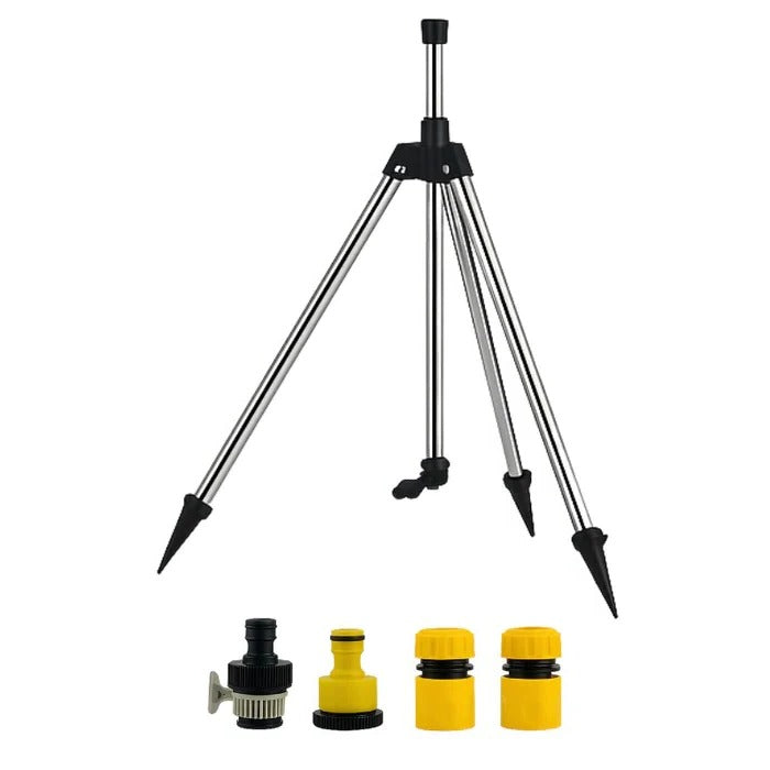 Rotating Tripod Garden Sprinkler with 360° Coverage