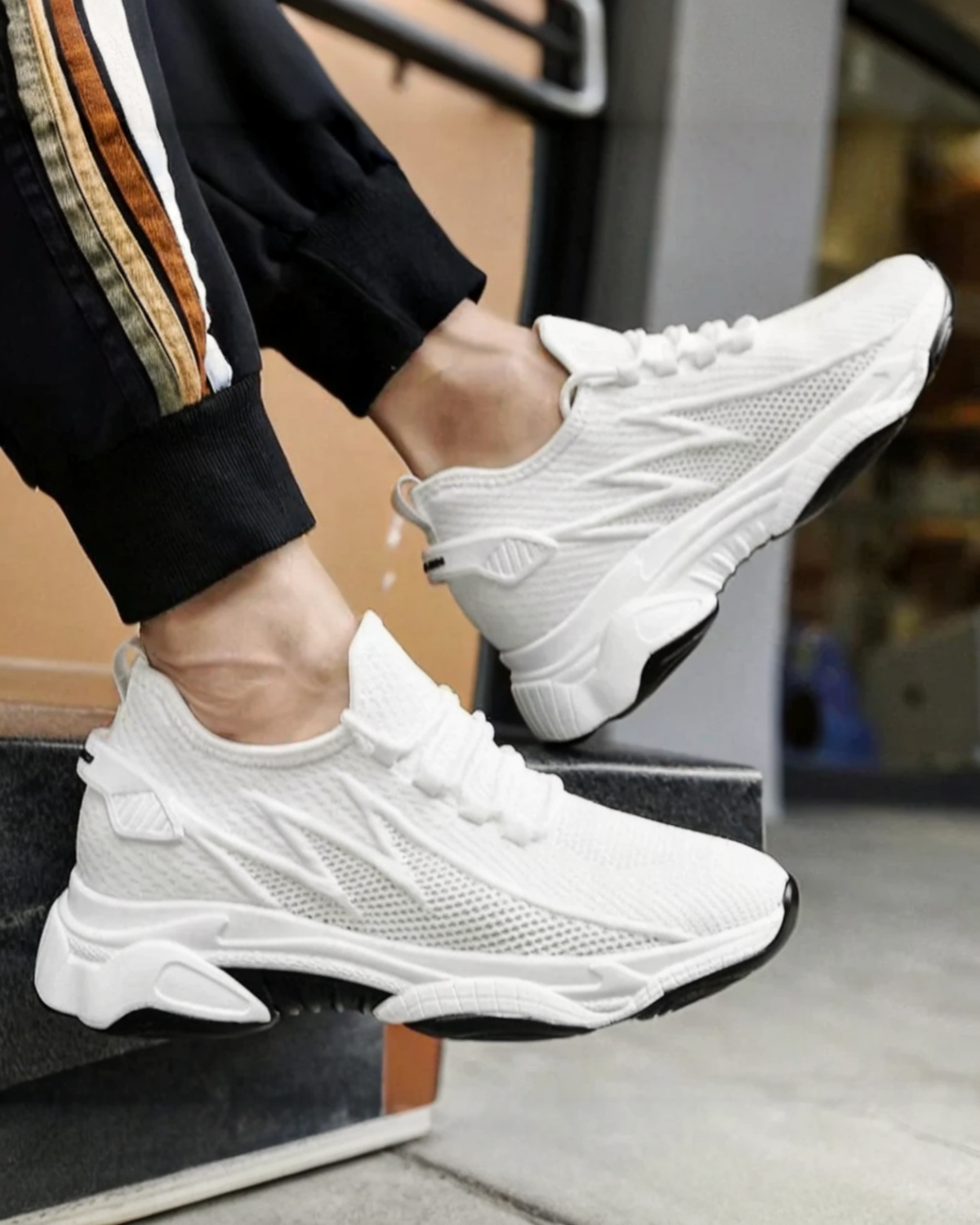 Åndbare slip-on-vandresneakers til kvinder