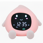 Sveglia digitale con personaggio carino, display e luce notturna da comodino