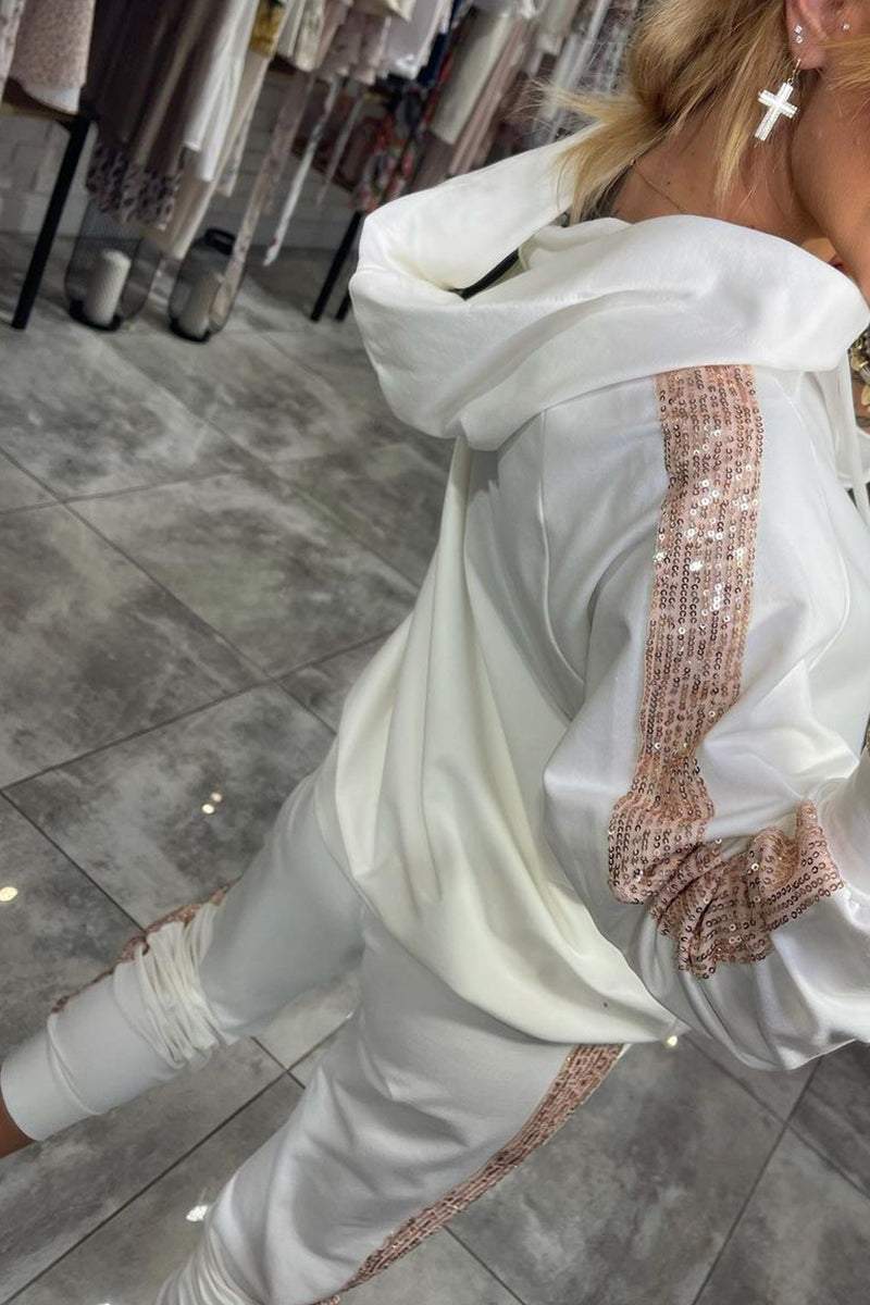 Ensemble sweat à capuche et pantalon de jogging pour femme