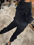 Ensemble sweat à capuche et pantalon de jogging pour femme