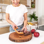 Ergonomic Bow-Shaped Bread Knife