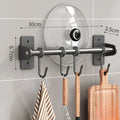 Wall-Mounted Utensil & Pan Storage Rack