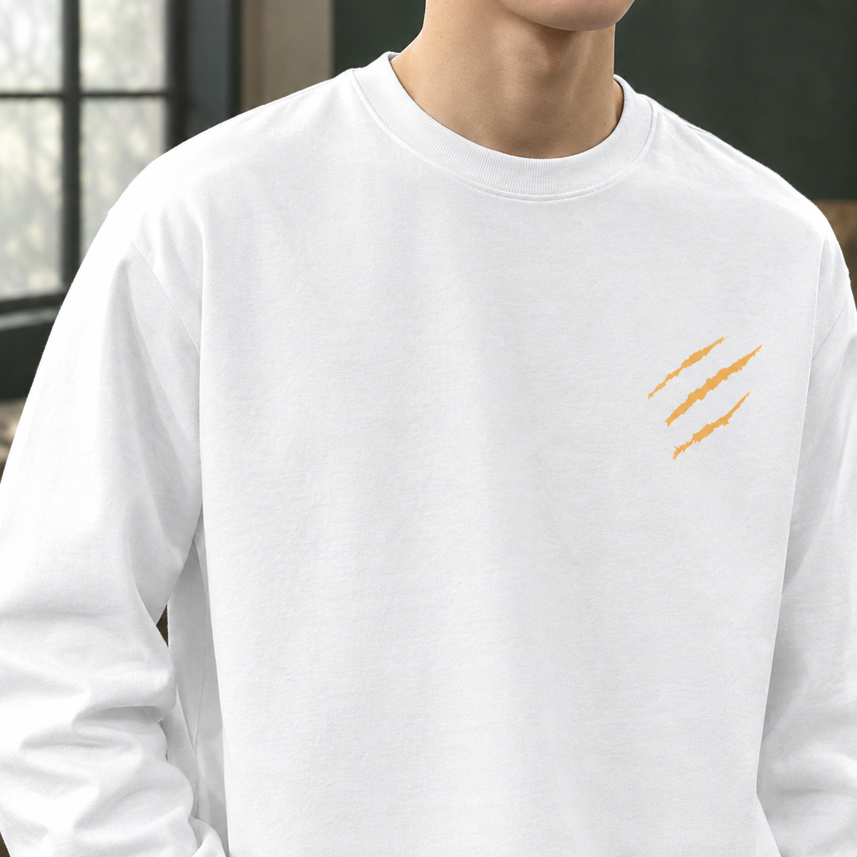 Men's Relaxed Fit Graphic Long Sleeve T-Shirt