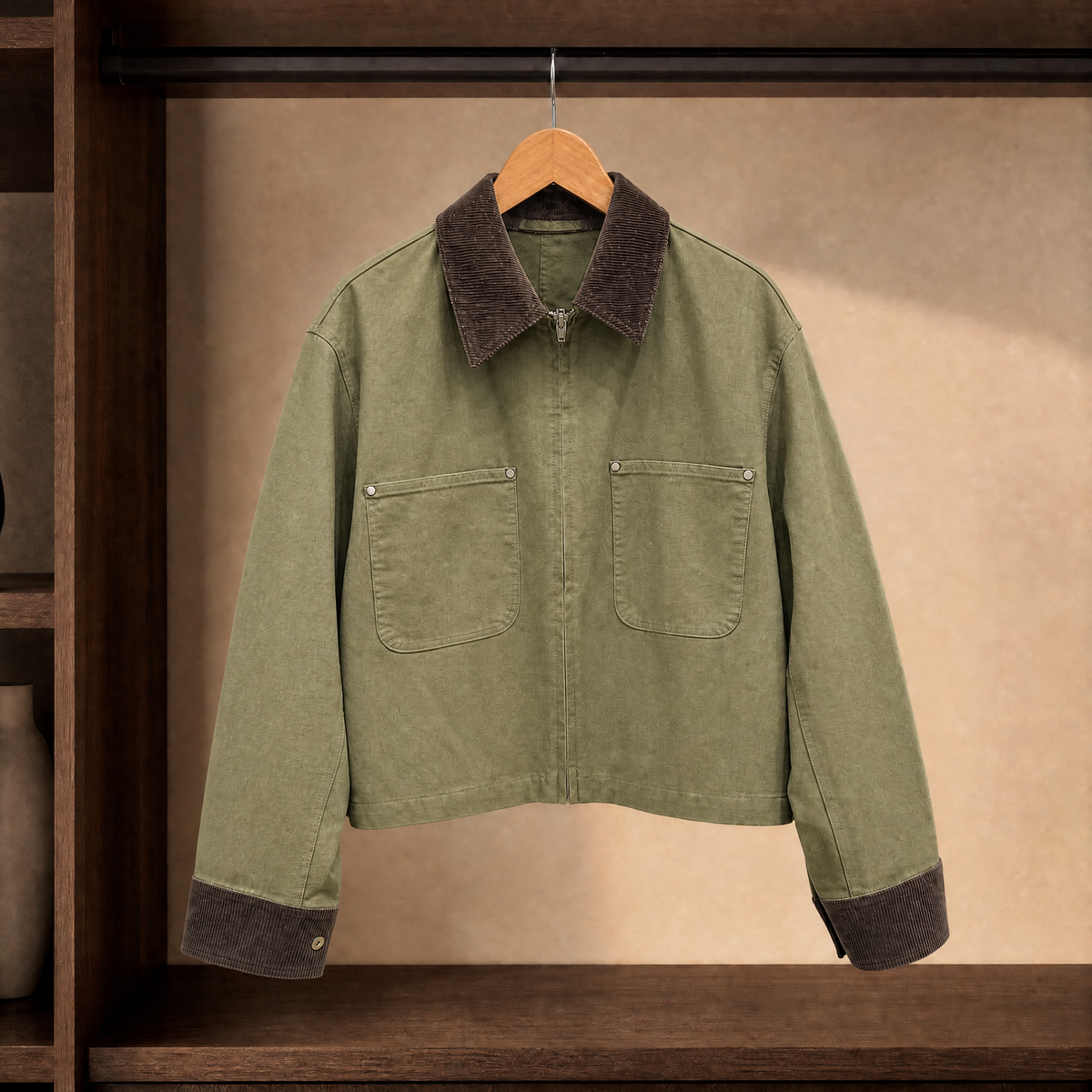 Men's Utility Pocket Zip Jacket