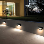 Lampada da parete industriale a LED per esterni con sensore di movimento e luminosità
