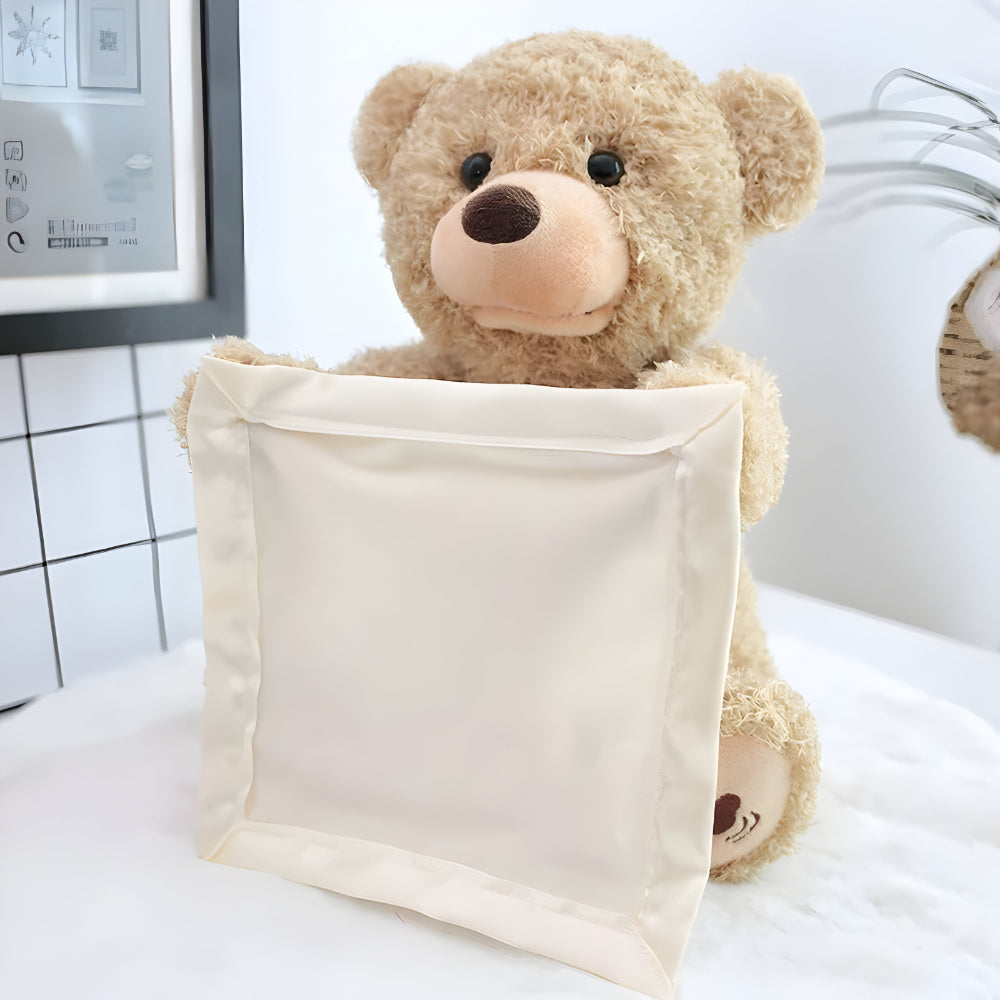 Interactive Peekaboo Teddy Bear