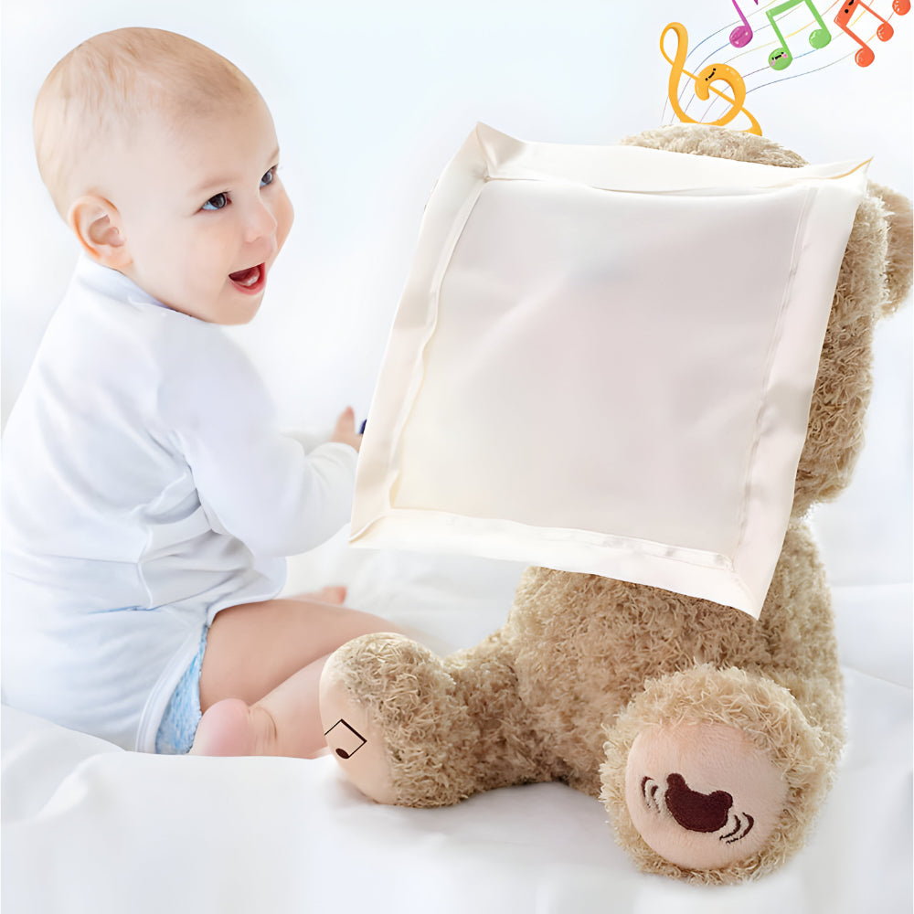 Interactive Peekaboo Teddy Bear