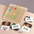 Juego de mesa educativo de multiplicaciones para niños