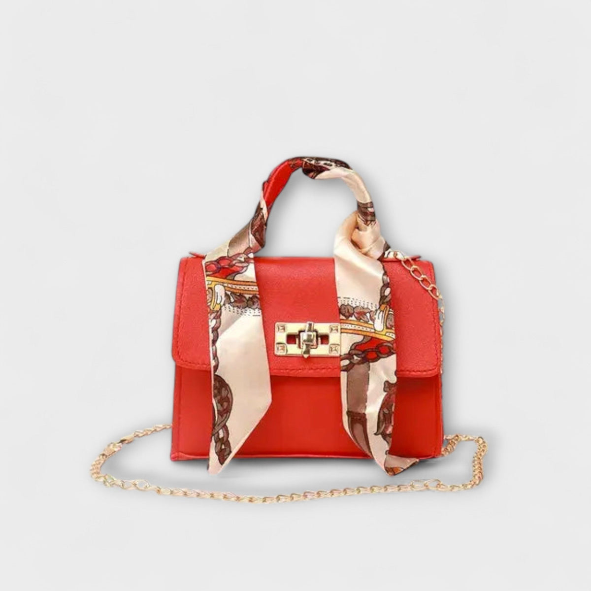Crossbody-taske med tørklædehank til kvinder