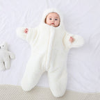 Gigoteuse en polaire à capuche pour bébé