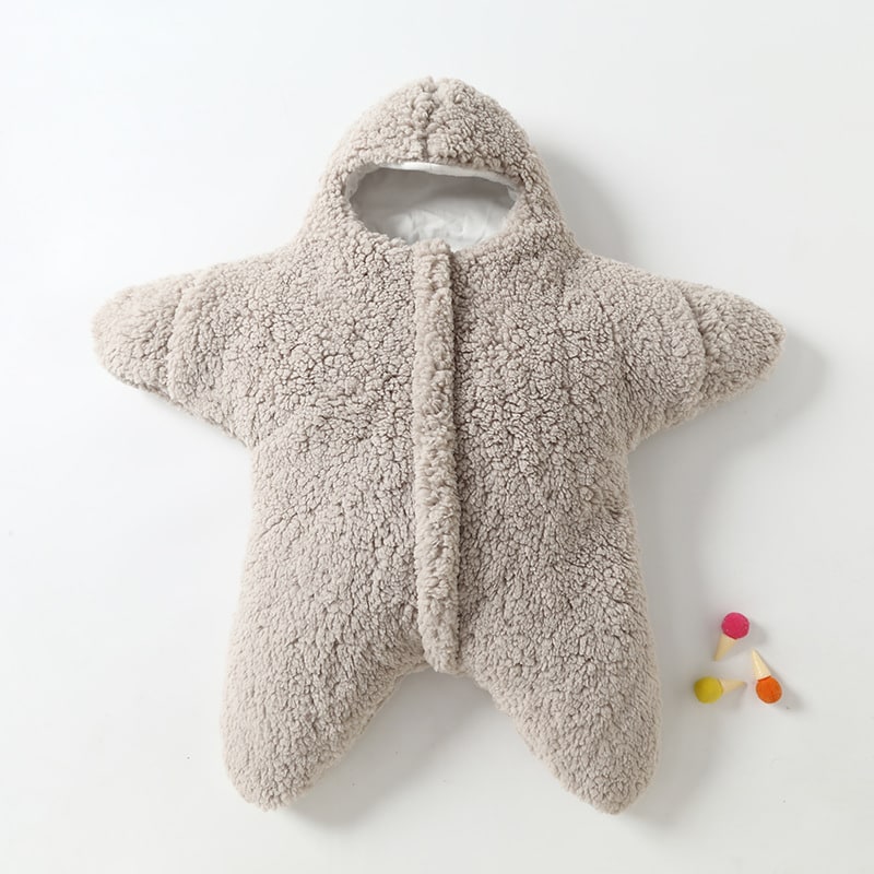 Gigoteuse en polaire à capuche pour bébé